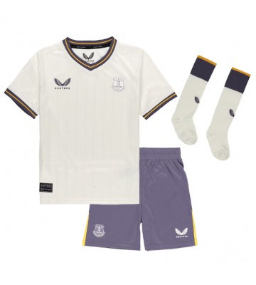 Everton Jesper Lindstrom #29 Tredjetrøje Børn 2024-25 Kortærmet (+ Korte bukser)